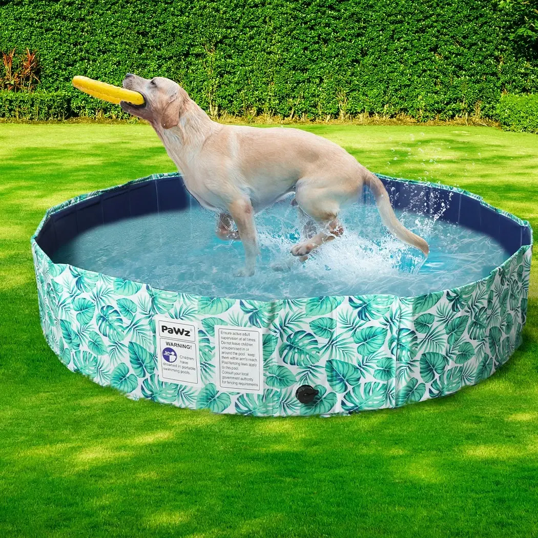 Pawz 120cm Pet Dog Swimming Pool Cat Portable BathTub Kid Shower Washing Folding