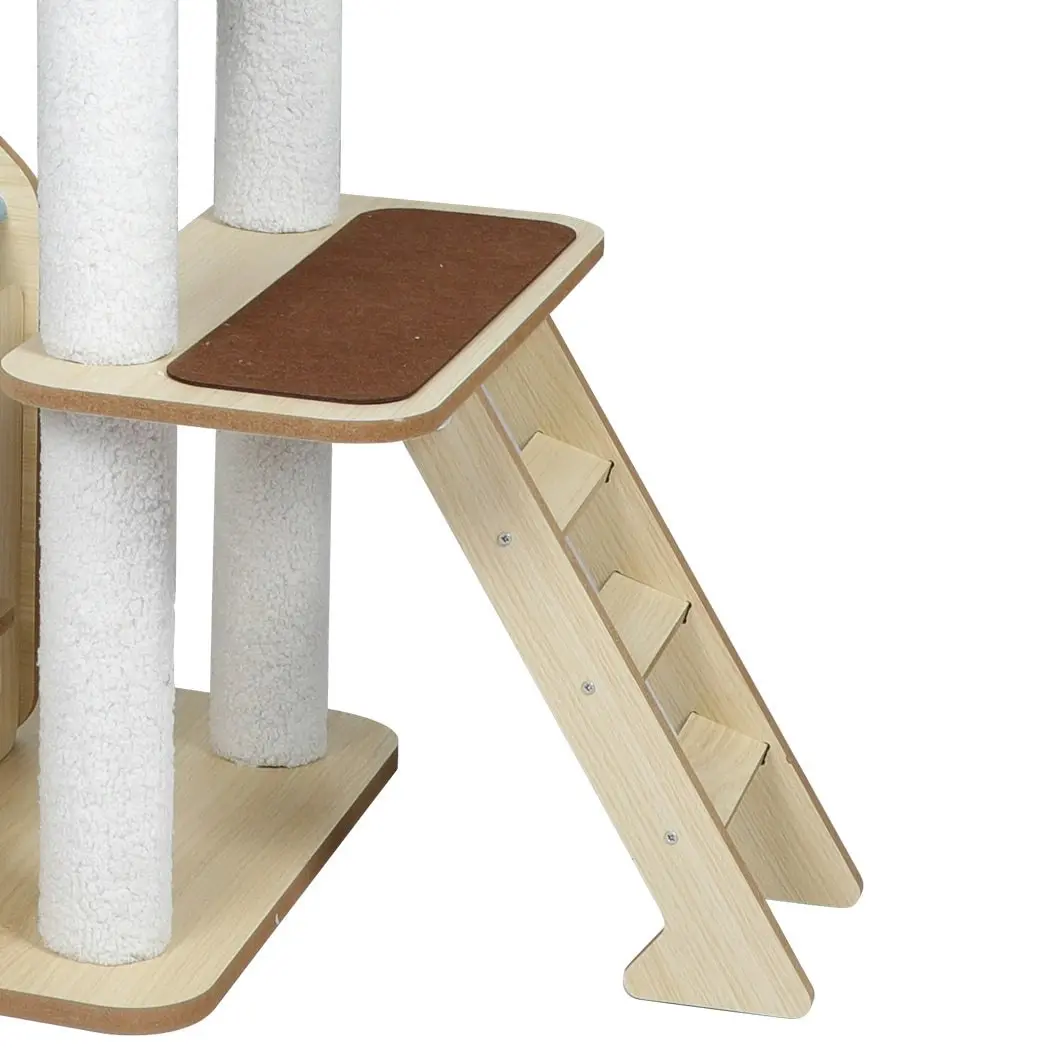 Pawz Cat Tree Scratching Post Scratcher Cats Tower Wood Condo Toys House 168cm