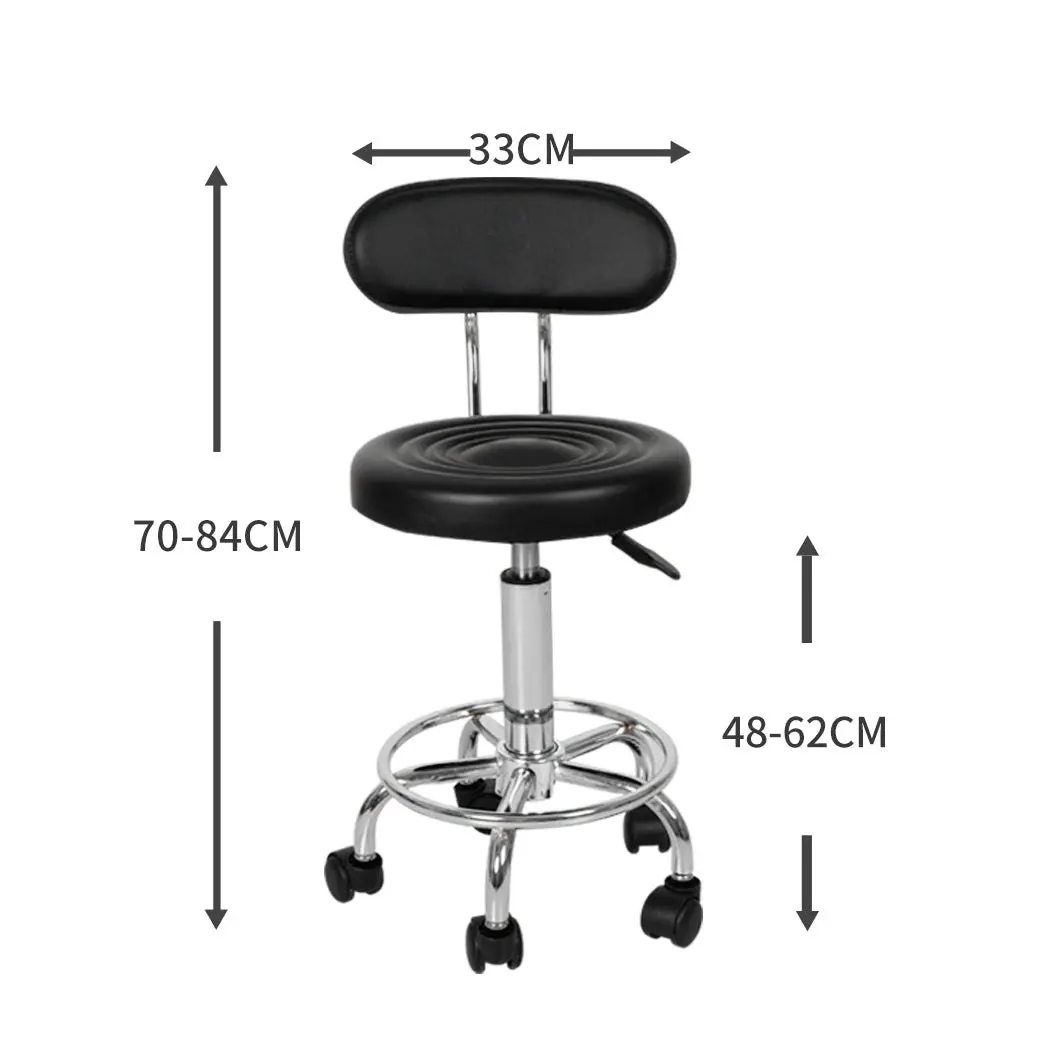 Levede Salon Stool Swivel Bar Stools Chairs Barber Hairdressing Hydraulic Lift