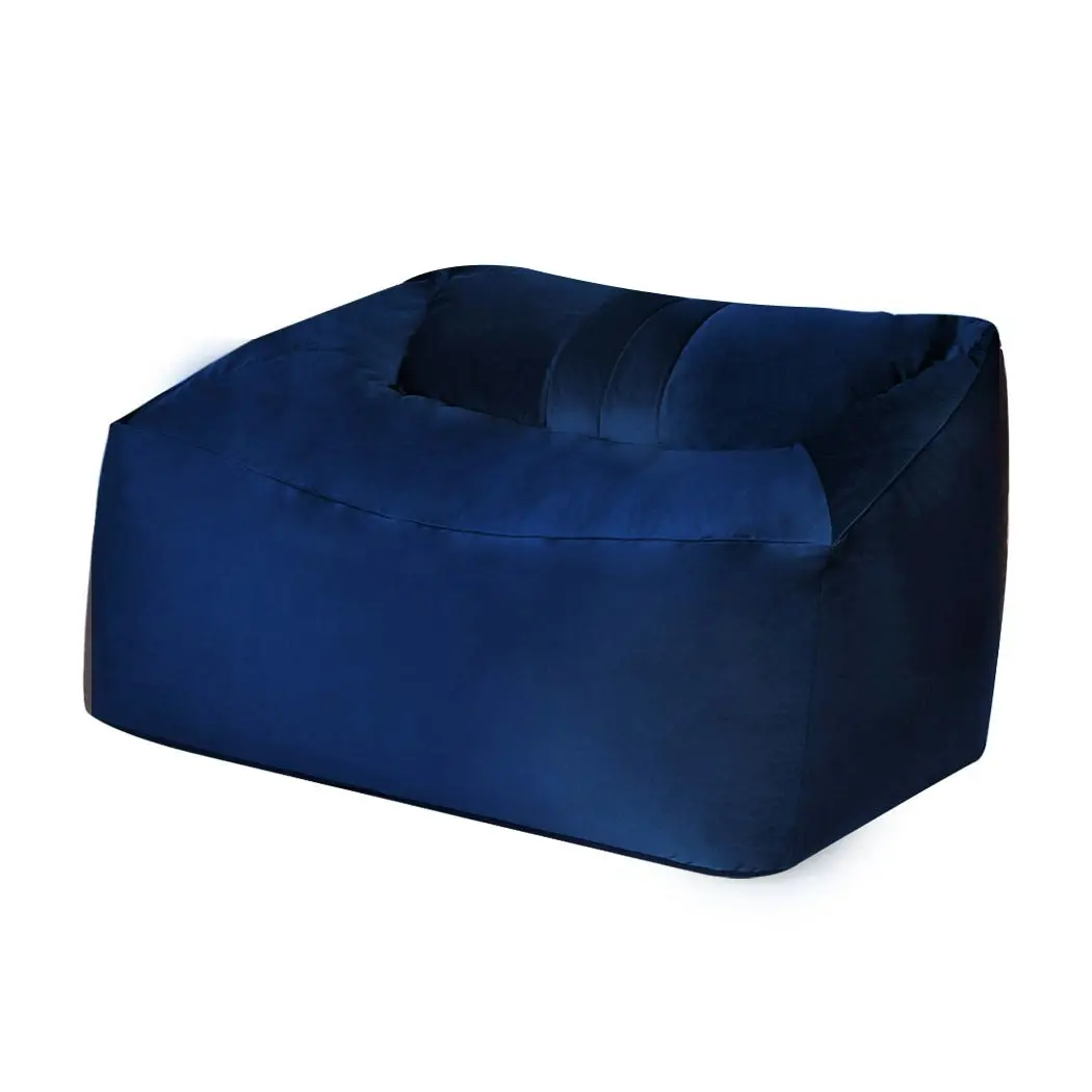 Marlow Bean Bag Chair Cover Soft Velvet Home Game Seat Lazy Sofa 2 Seater 145cm