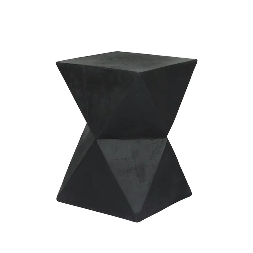 Levede Side Table Terrazzo End Tables Geometric Magnesia Concrete Stand Outdoor