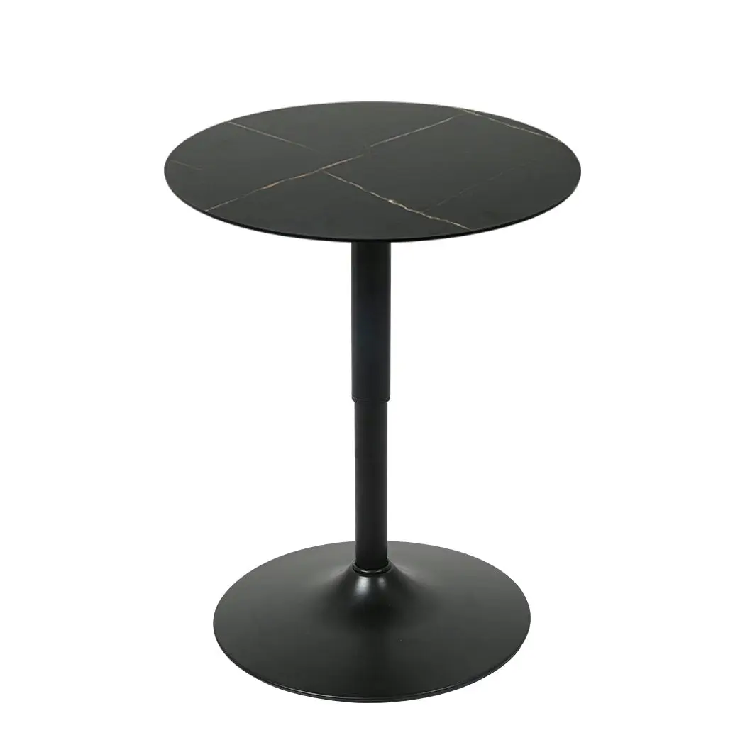 Levede Bar Table Swivel Gas Lift Counter Dining Furniture Cafe Outdoor Black