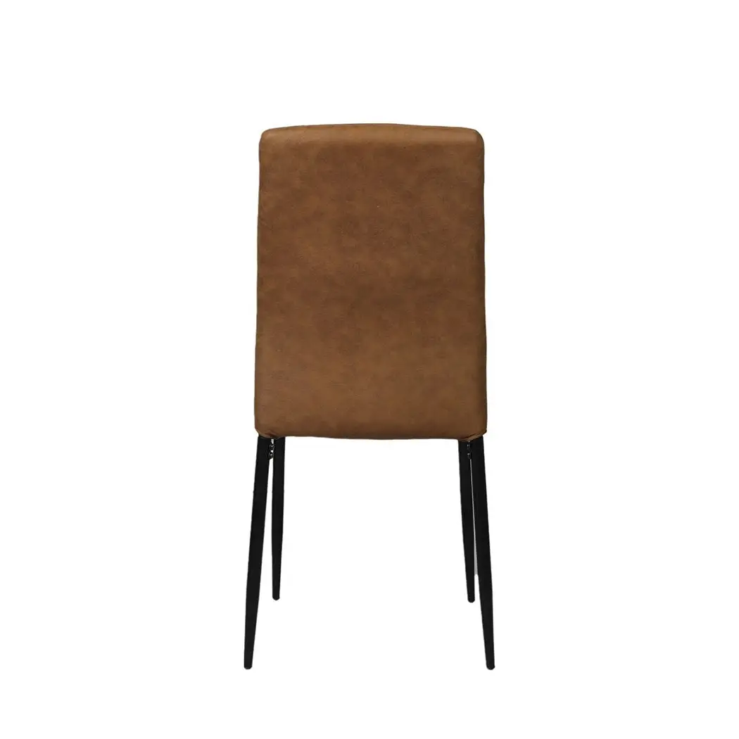 Levede 2x Dining Chairs Leathaire Kitchen Table Accent Chair Lounge Room Seat