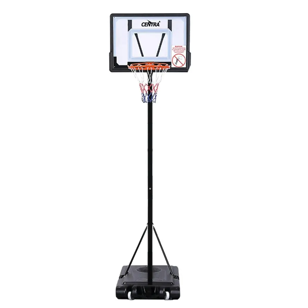 Centra Basketball Hoop Stand Kid Rim Ring System Large Backboard Net Adjustable