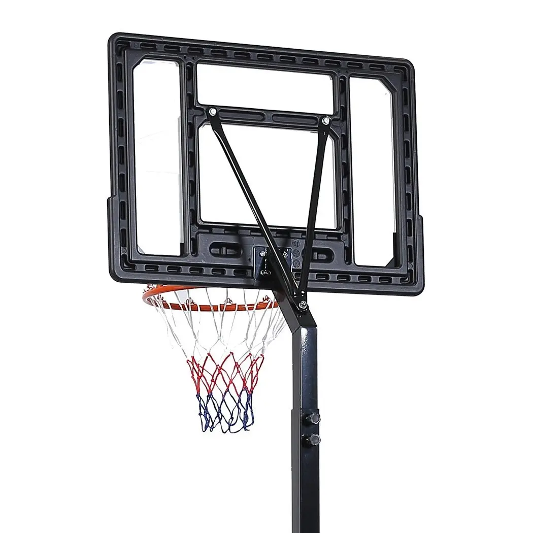 Centra Basketball Hoop Stand Kid Rim Ring System Large Backboard Net Adjustable