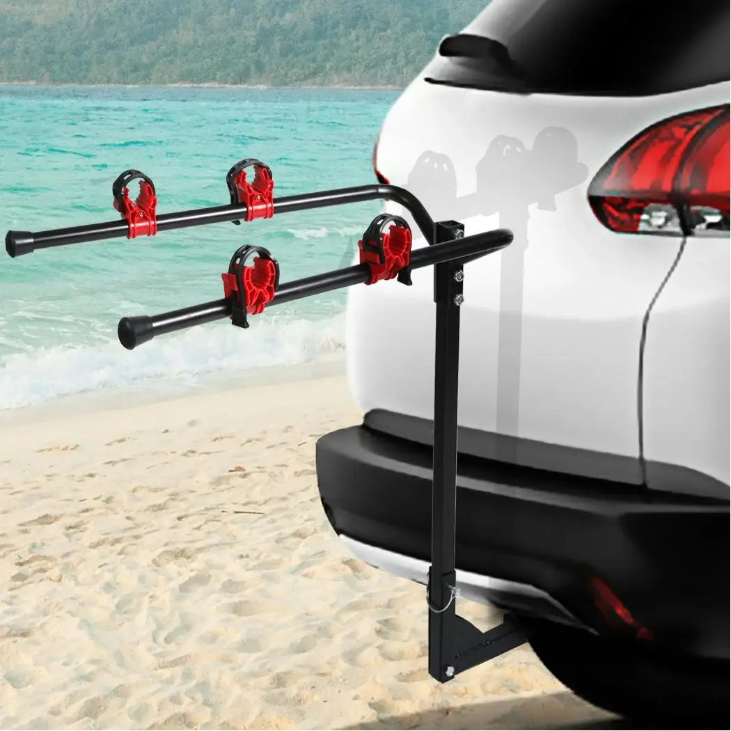 Monvelo Bike Rack Carrier 2 Rear Mount Bicycle Foldable Hitch Mount Heavy Duty