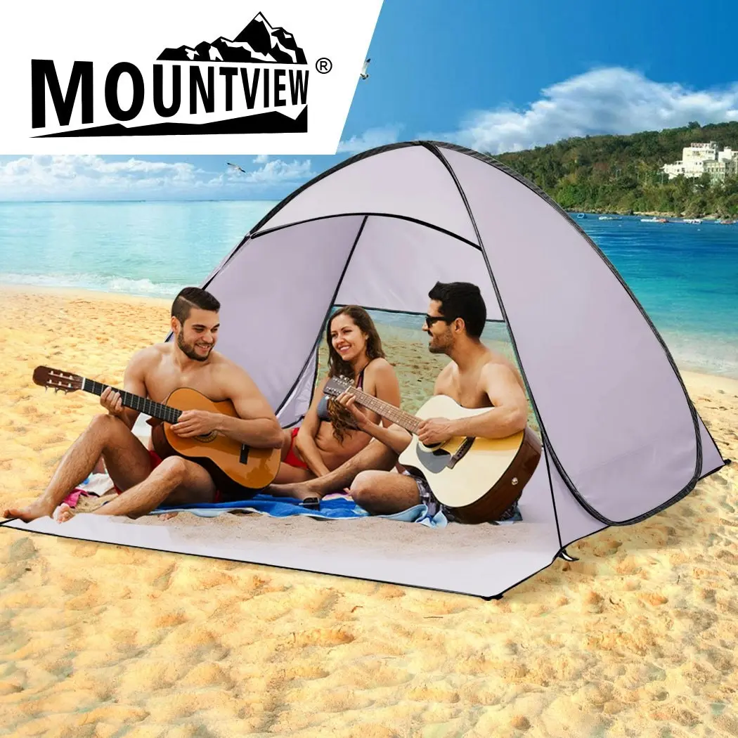 Mountview Pop Up Beach Tent Caming Portable Shelter Shade 4 Person Tents Fish