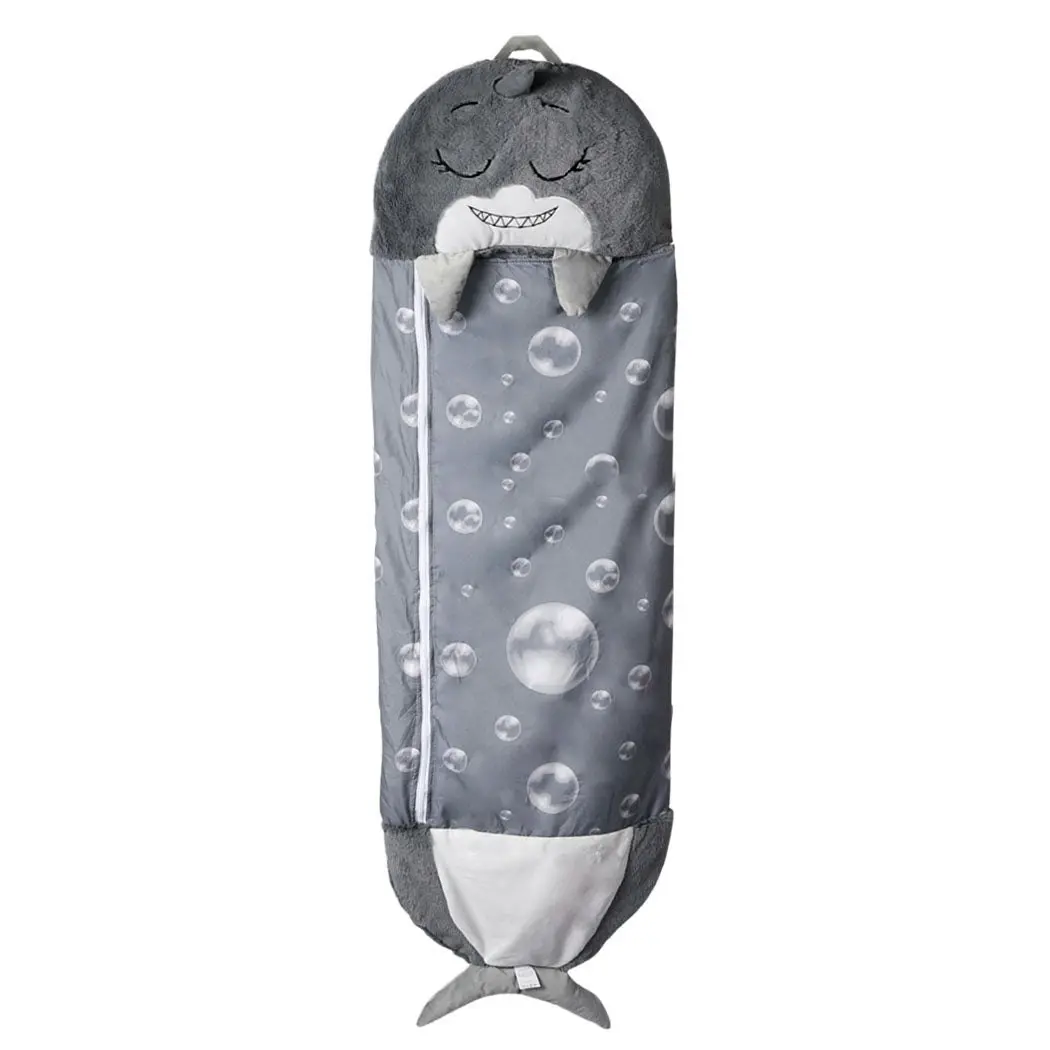 Mountview Sleeping Bag Child Pillow Stuffed Toy Kids Bags Gift Shark 180cm L