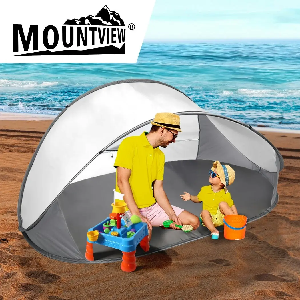 Mountview Pop Up Tent Camping Beach Tents 4 Person Portable Hiking Shade Shelter