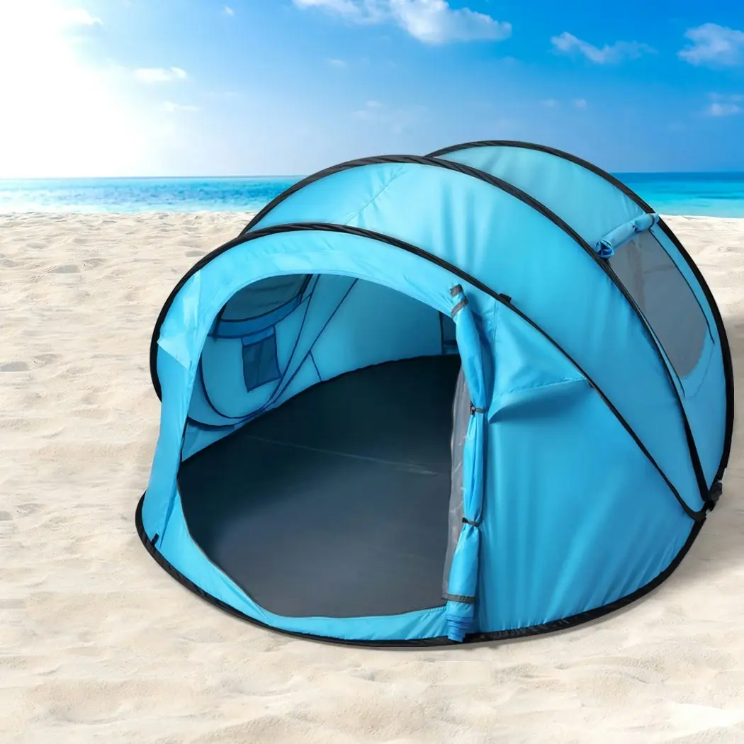 Mountview Pop Up Camping Tent Beach Outdoor Family Tents Portable 4 Person Dome