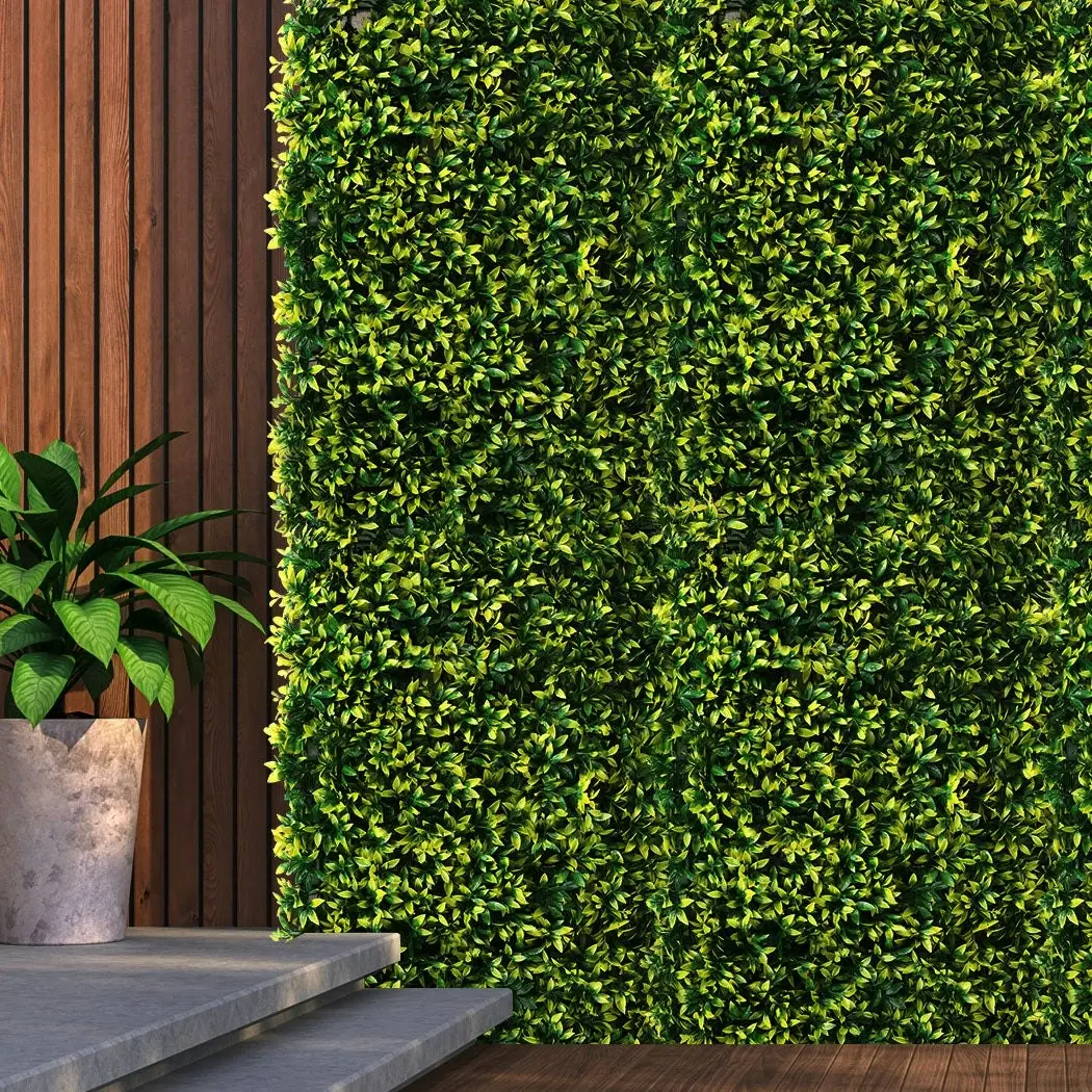 Marlow Artificial Boxwood Hedge Fence Fake Vertical Garden Green Outdoor x10