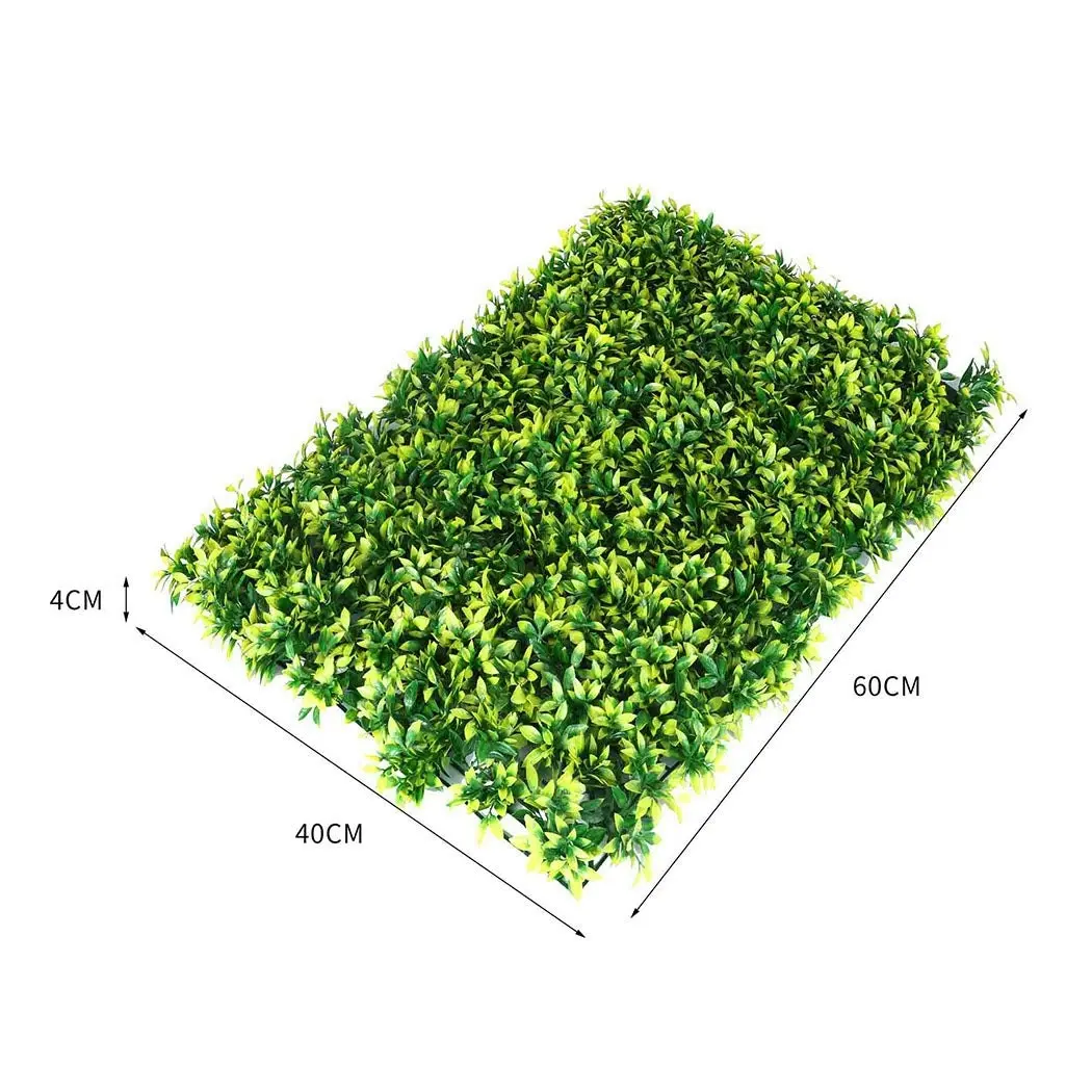 Marlow Artificial Boxwood Hedge Fence Fake Vertical Garden Green Outdoor x10