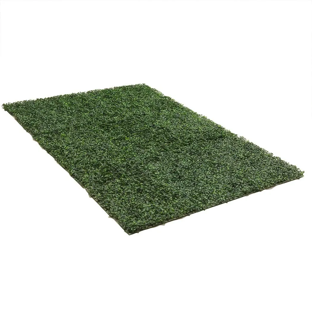 Marlow Artificial Hedge Grass Boxwood Garden Green Wall Mat Fence Outdoor x10