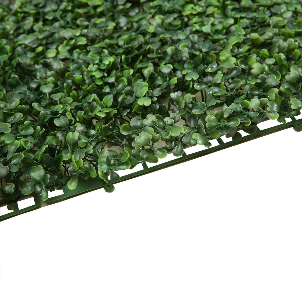 Marlow Artificial Hedge Grass Boxwood Garden Green Wall Mat Fence Outdoor x10