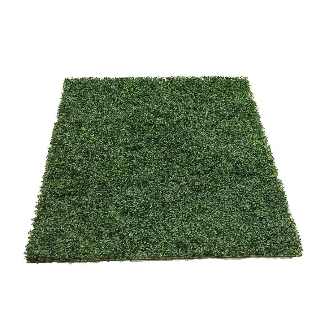 Marlow Artificial Hedge Grass Boxwood Garden Green Wall Mat Fence Outdoor x10