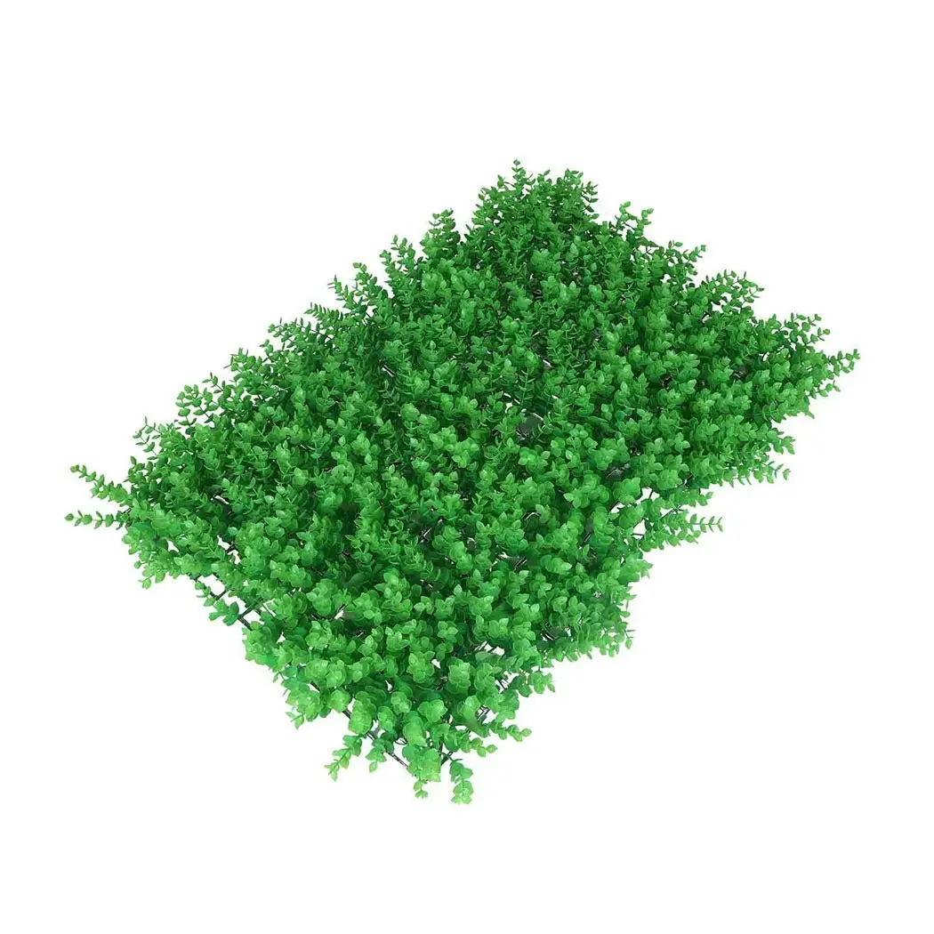 Marlow Artificial Hedge Grass Boxwood Garden Green Wall Mat Fence Outdoor x10