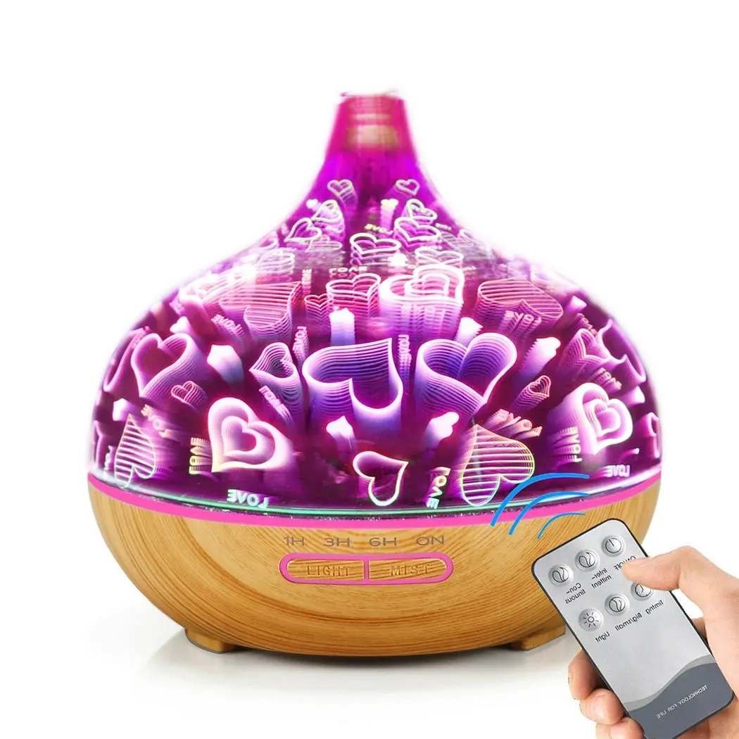 Traderight Group  Aroma Diffuser Aromatherapy Ultrasonic Humidifier Essential Oil Purifier Heart