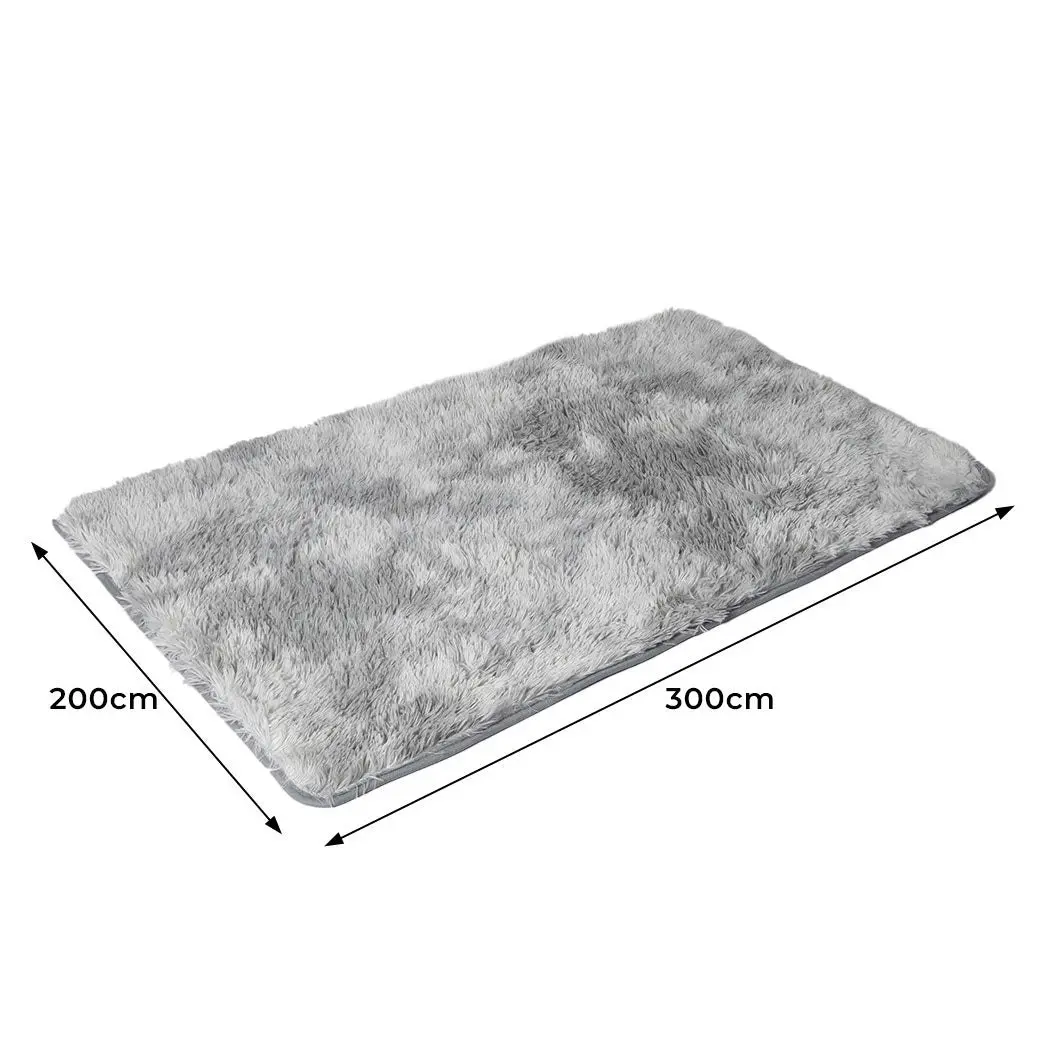 Marlow Floor Rug Shaggy Rugs Soft Large Carpet Area Tie-dyed Mystic 200x300cm