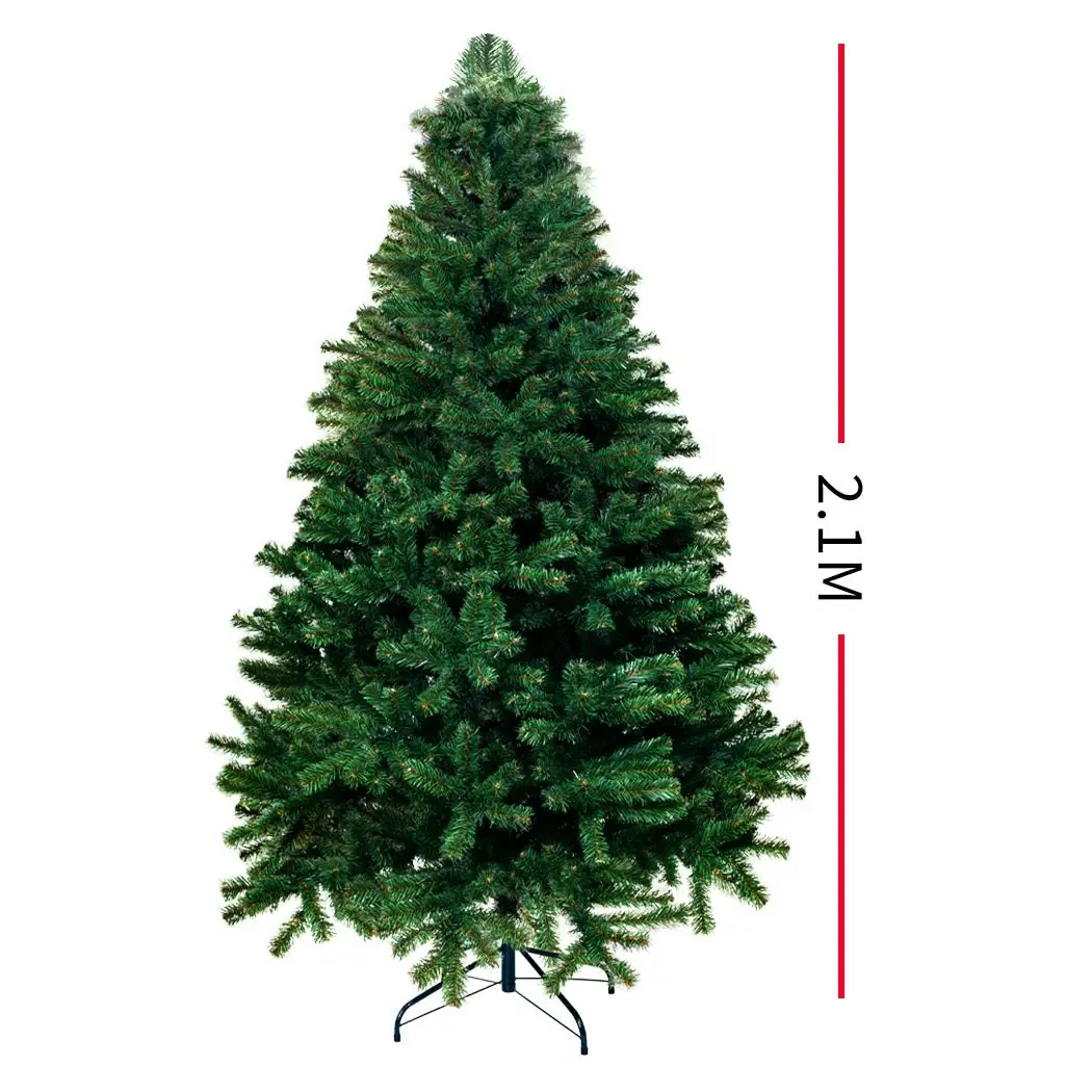 Santaco Christmas Tree 2.1M 7Ft LED Fairy Lights Xmas Home Garden Decorations