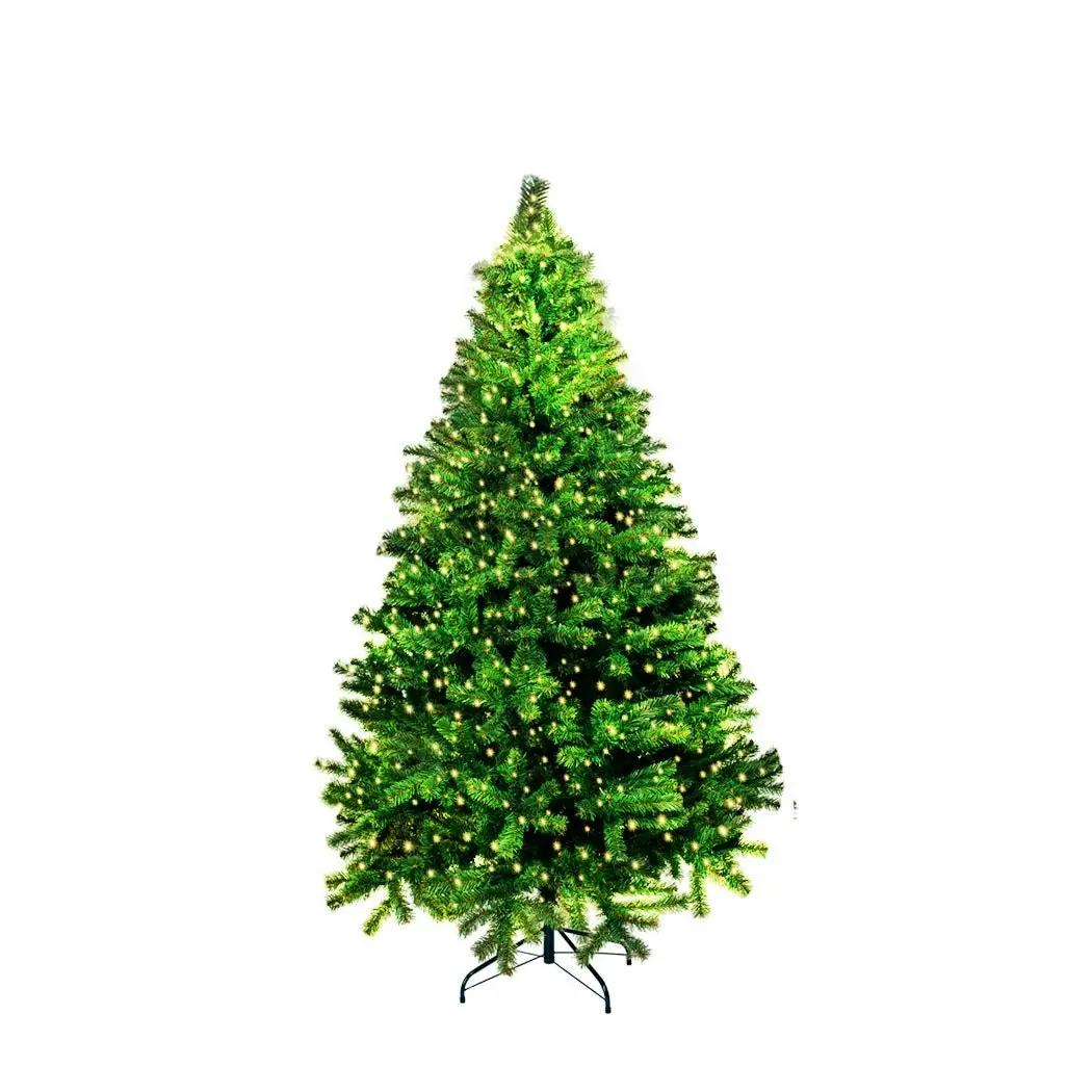 Santaco Christmas Tree 2.1M 7Ft LED Fairy Lights Xmas Home Garden Decorations