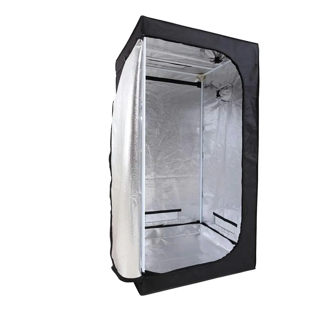 Traderight Group  Grow Tent Indoor System Hydroponics Room 600D Oxford Plant Aluminium 75x75x160cm