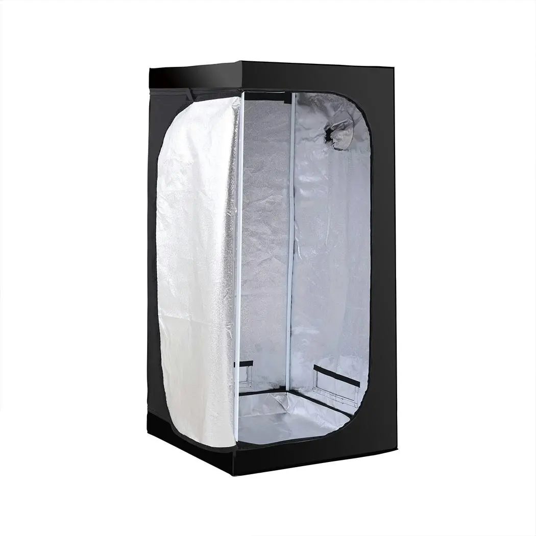 Traderight Group  Grow Tent Indoor System Hydroponics Room 600D Oxford Plant Aluminium 75x75x160cm