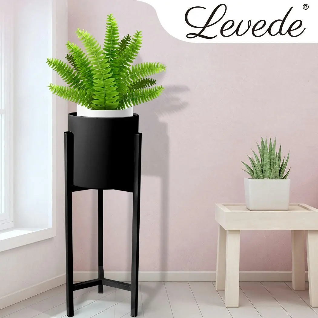 Levede Plant Stand Garden Planter Metal Flower Pot Rack Shelving Indoor Outdoor