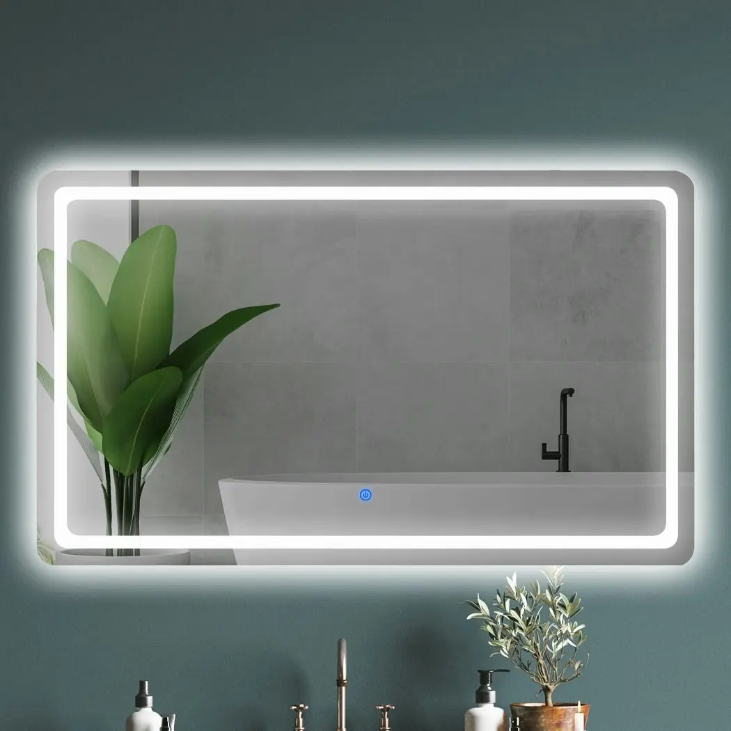 Emitto LED Wall Mirror Anti-fog Bathroom Mirrors Makeup Light 120x70cm