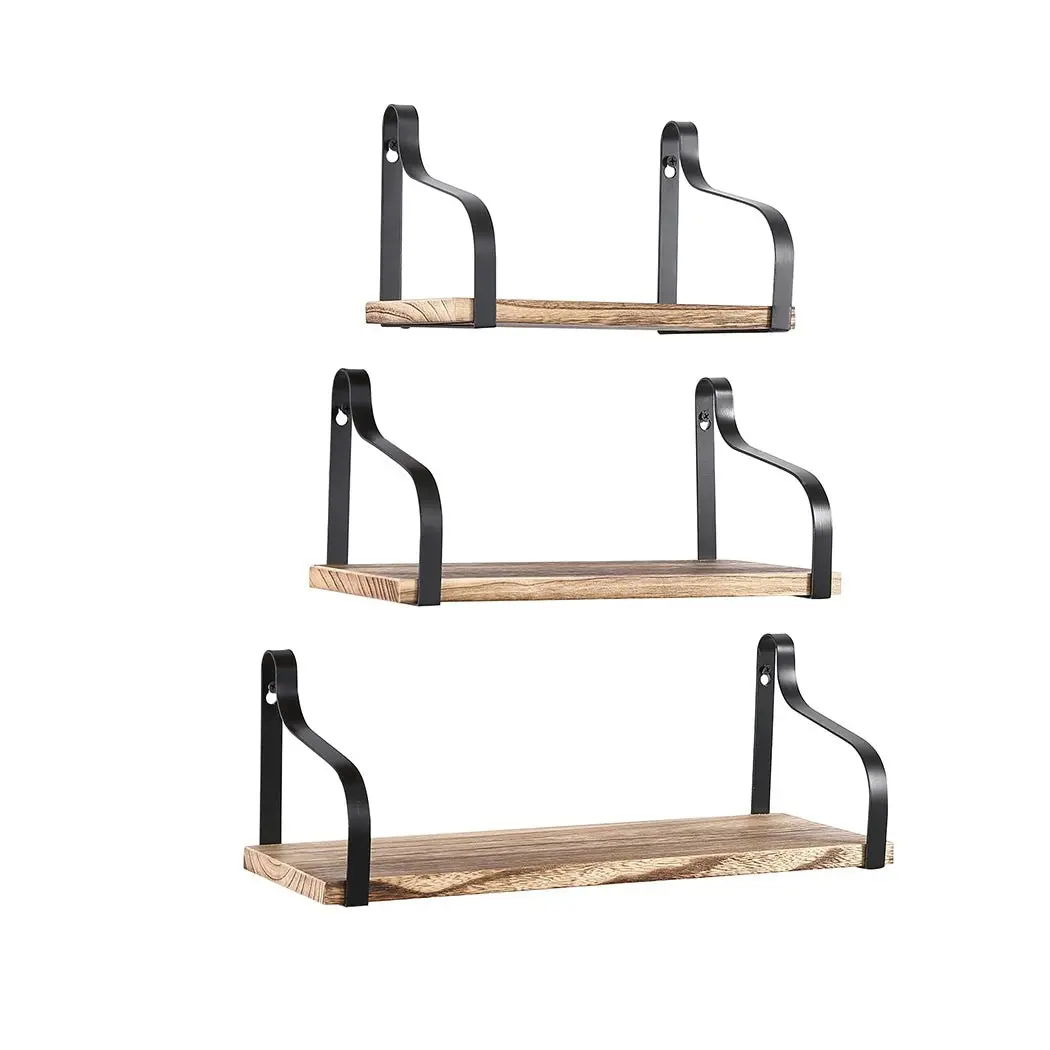 Levede Floating Shelf Brackets Display Shelves Bookshelf Wall Mount Rack Storage