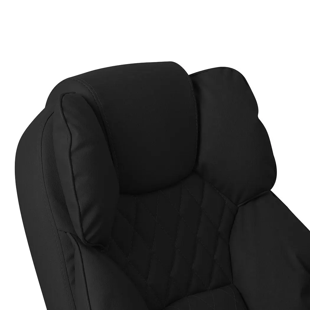 Levede Gaming Chair Office Computer Seat Racing PU Leather Executive Footrest