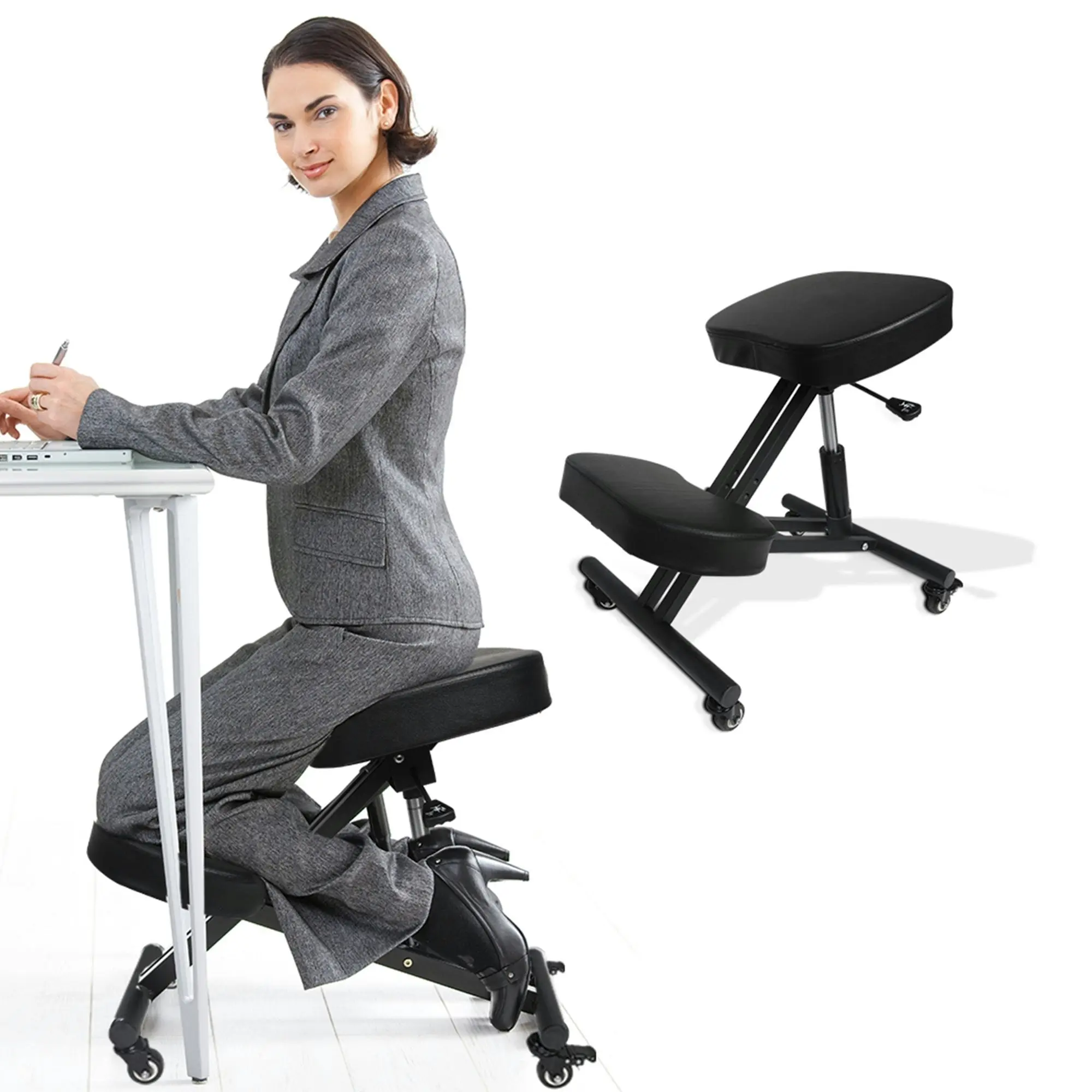 Levede Kneeling Chair Computer Ergonomic Office Adjustable Home Work Furniture