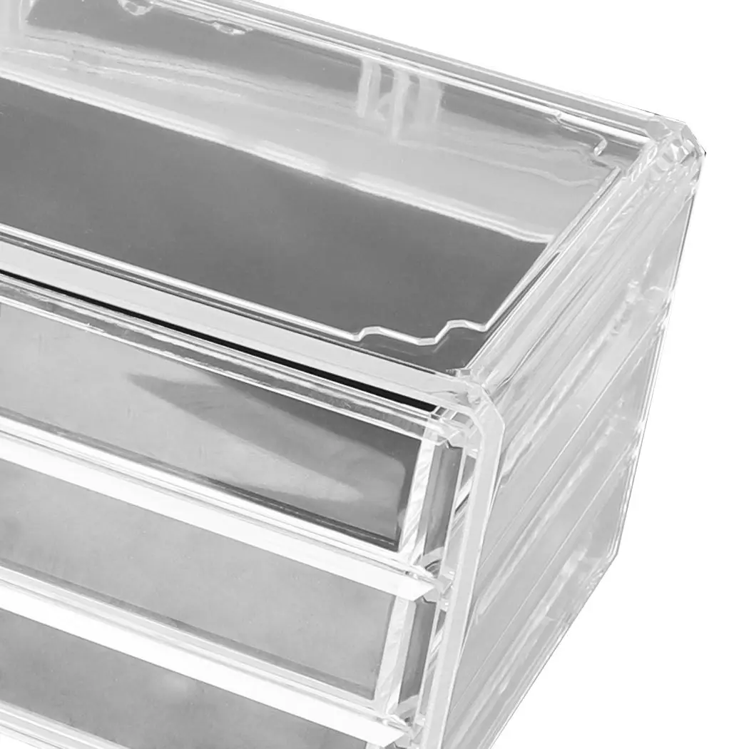 Traderight Group  9 Drawer Clear Acrylic Cosmetic Makeup Organizer Jewellery Storage Box