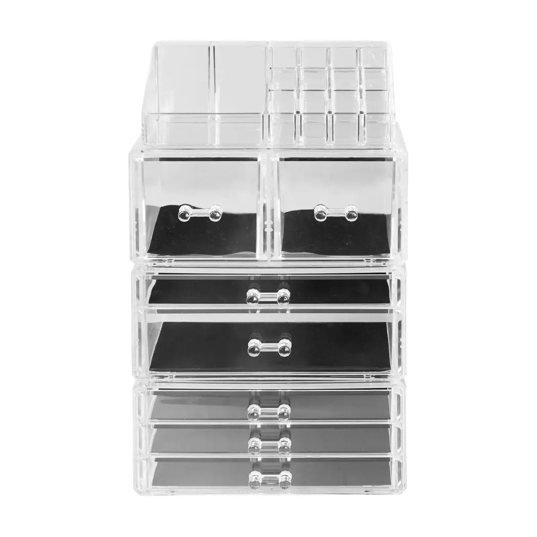 Traderight Group  Cosmetic 7 Drawer Makeup Organizer Storage Jewellery Holder Box Acrylic Display