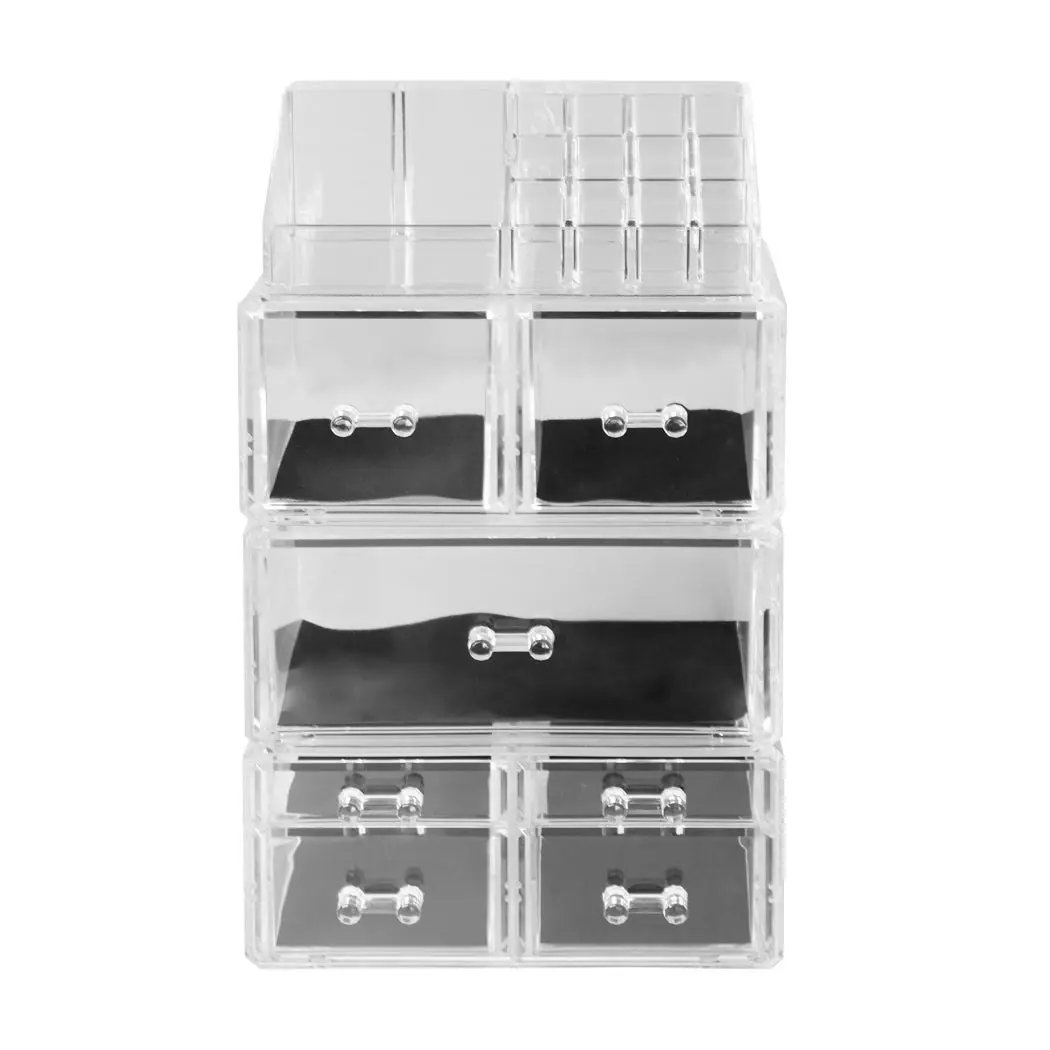 Traderight Group  Cosmetic 7 Drawer Makeup Organizer Storage Jewellery Holder Box Acrylic Display