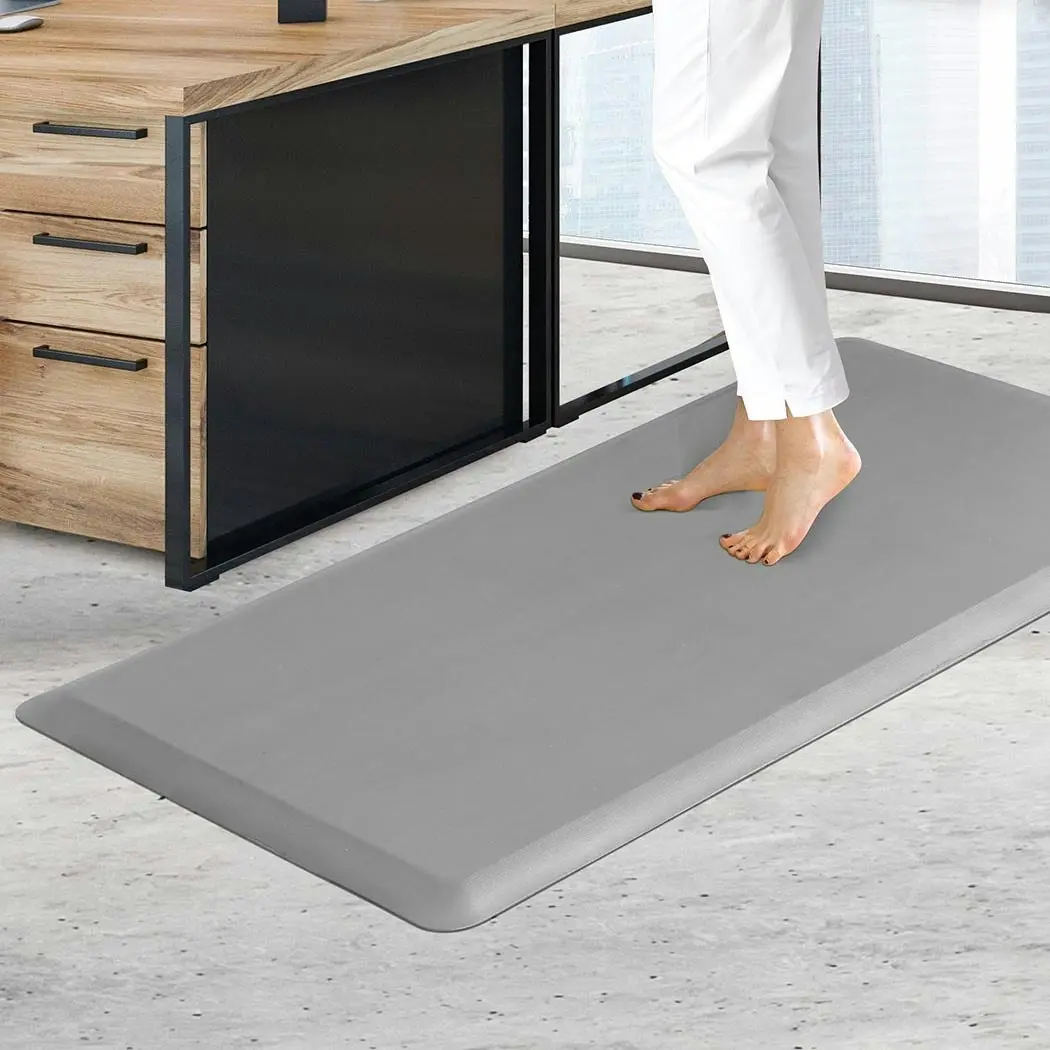 Marlow Anti Fatigue Mat Standing Desk Rug Kitchen Home Office Foam Grey 51x99