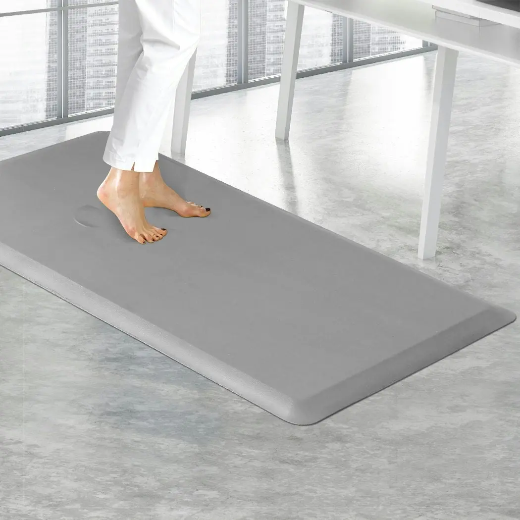 Marlow Anti Fatigue Mat Standing Desk Rug Kitchen Home Office Foam Grey 51x99