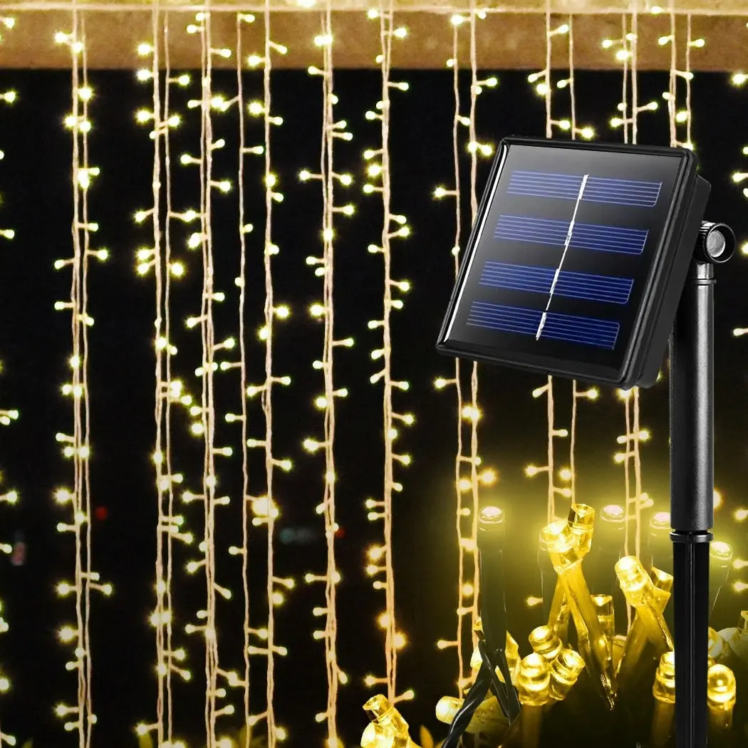 Solar Powered 35M Fairy String Lights Outdoor Garden Party Wedding Xmas AU