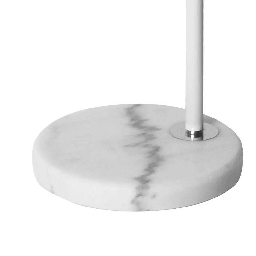 Emitto Modern LED Floor Lamp Reading Light Free Standing Adjustable Marble Base