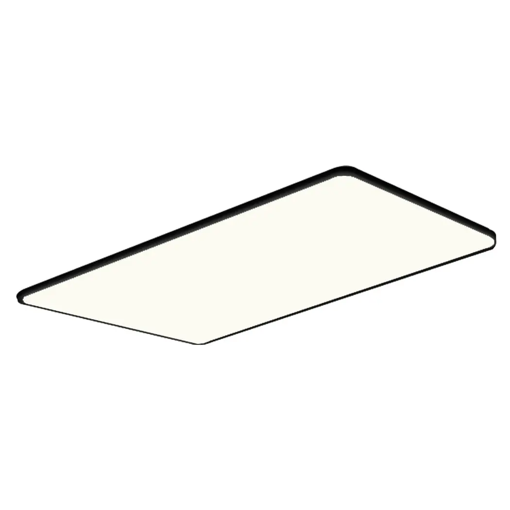 Emitto LED Ceiling Light Ultra-Thin 5CM Morden Simple Lamp Living Room Black 96W