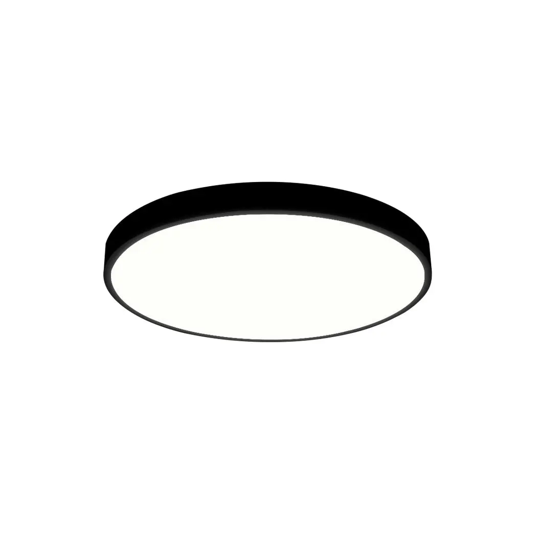 Emitto Ultra-Thin 5CM LED Ceiling Down Light Surface Mount Living Room Black 30W