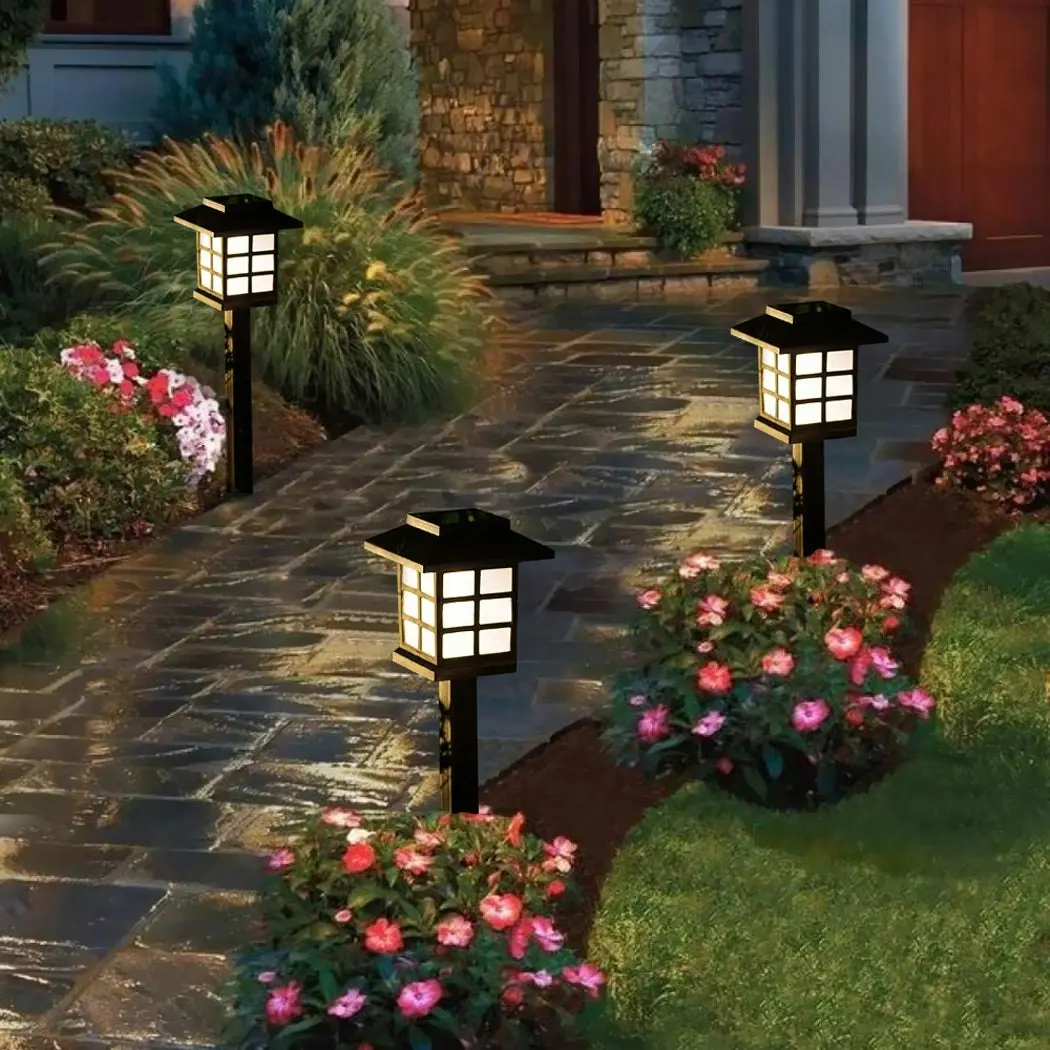 Emitto 12x LED Solar Power Garden Landscape Path Lawn Lights Yard Lamp Outdoor