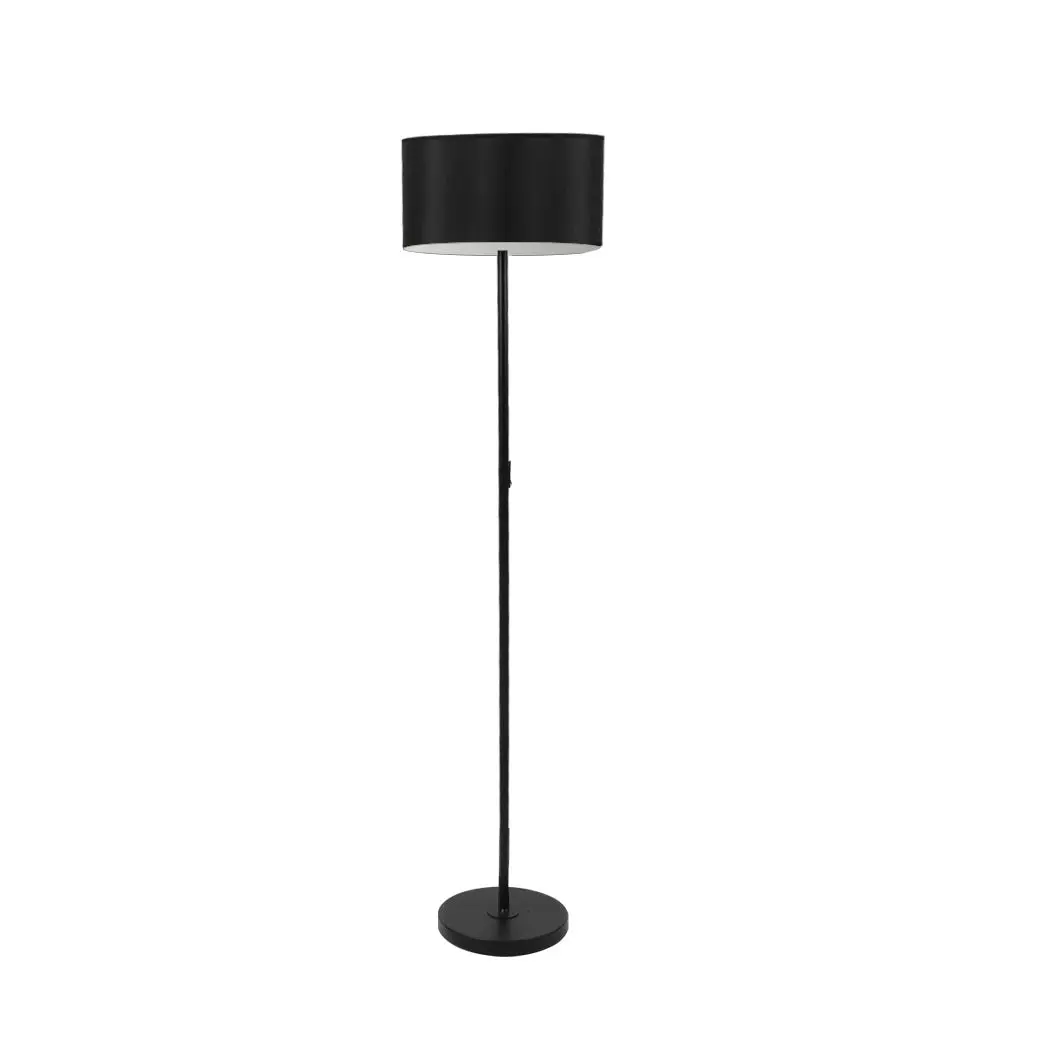 Emitto Modern LED Floor Lamp Stand Reading Light Home Decor Indoor Linen Fabric