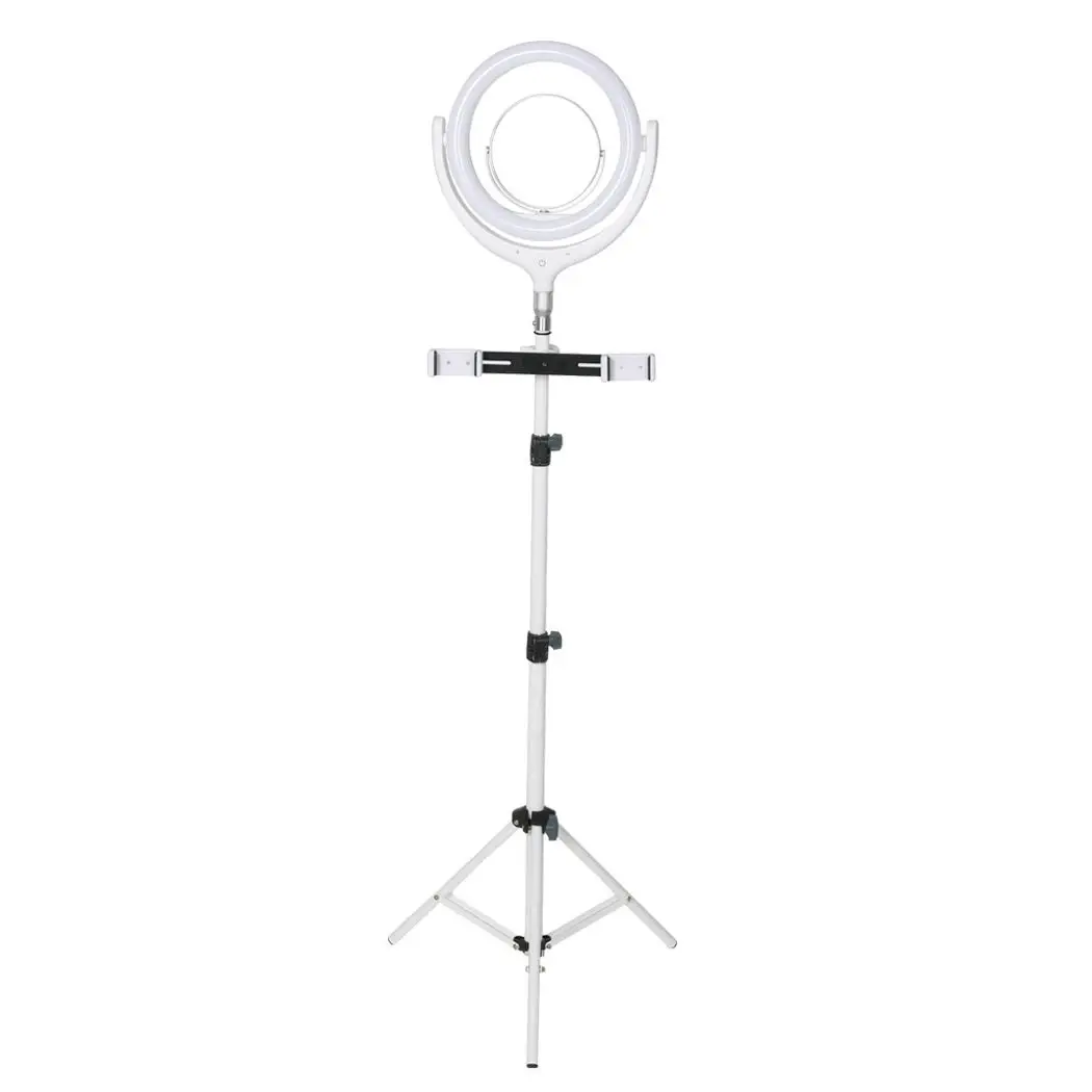 Traderight Group  LED Ring Light with Tripod Stand Phone Holder Dimmable Studio Lamp Makeup Mirror