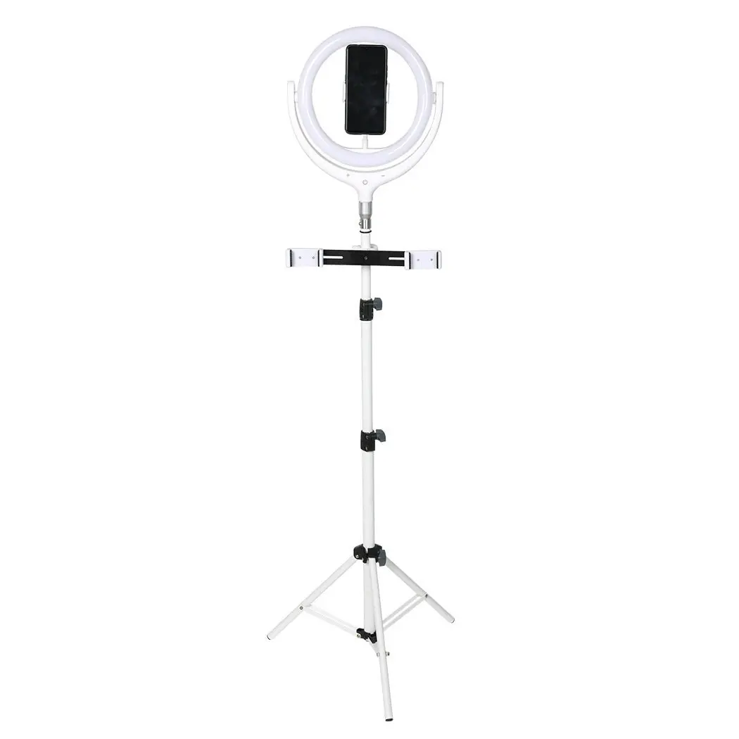 Traderight Group  12'' LED Ring Light with Tripod Stand Phone Holder Dimmable Selfie Studio Lamp