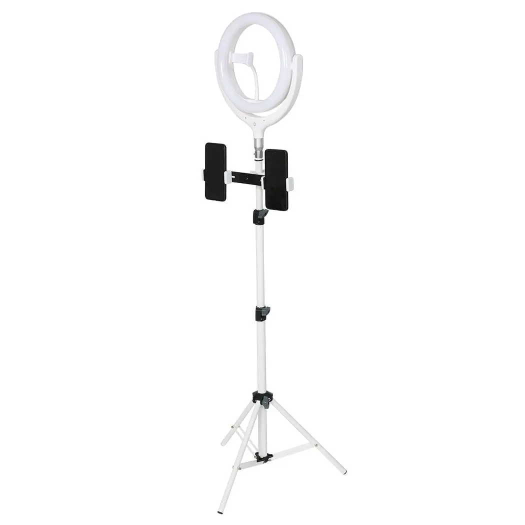 Traderight Group  12'' LED Ring Light with Tripod Stand Phone Holder Dimmable Selfie Studio Lamp