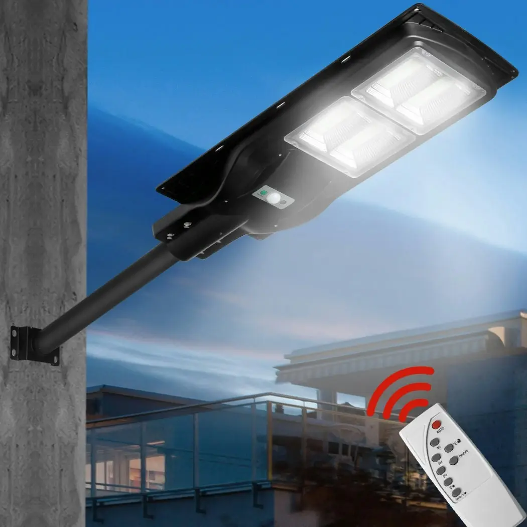 Traderight Group  Solar Sensor LED Street Lights Flood Garden Wall Light Motion Pole Outdoor 120W