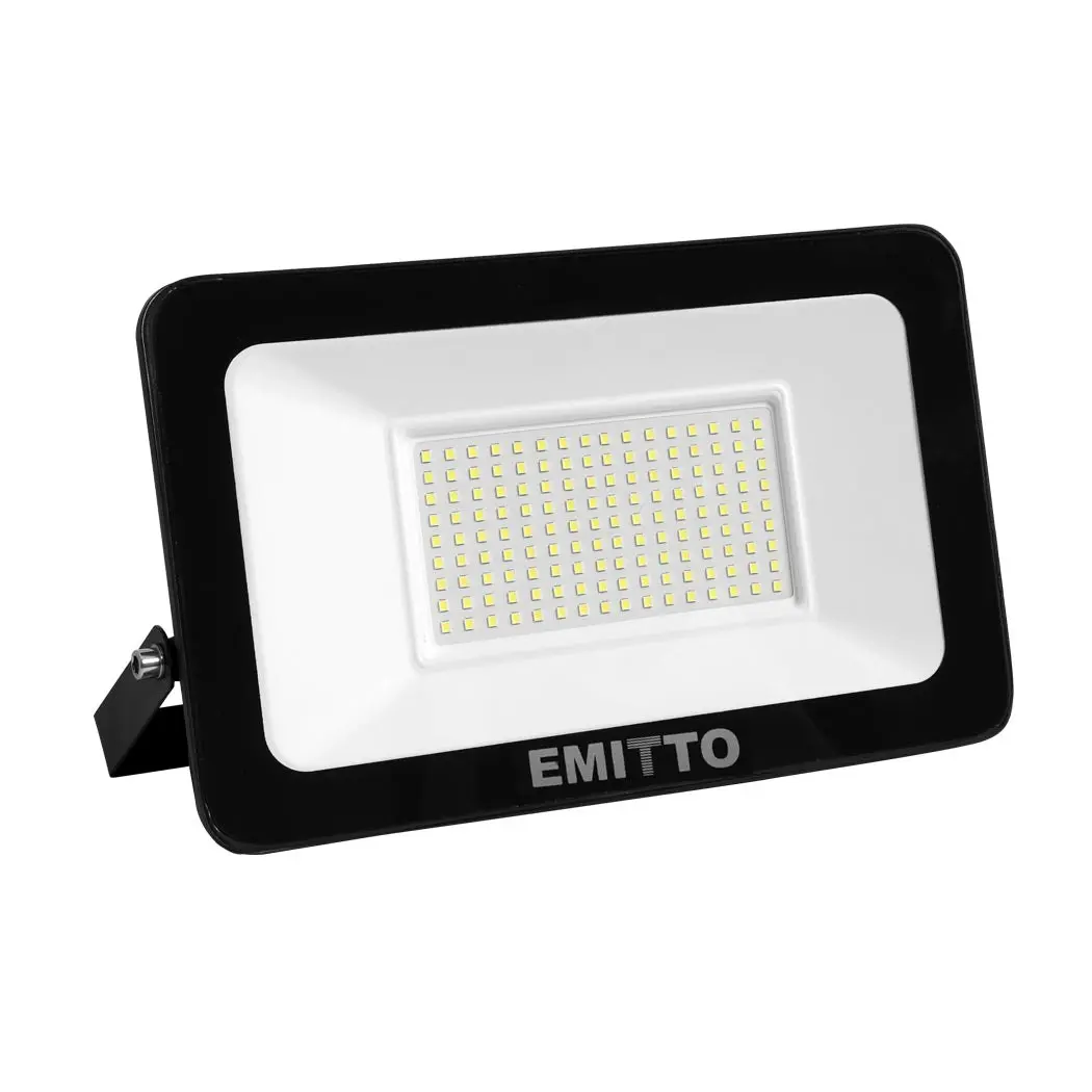 Emitto LED Flood Light 100W Outdoor Floodlights Lamp 220V-240V IP65 Cool White