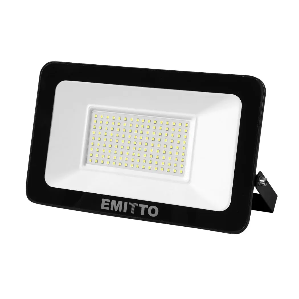 Emitto LED Flood Light 100W Outdoor Floodlights Lamp 220V-240V IP65 Cool White