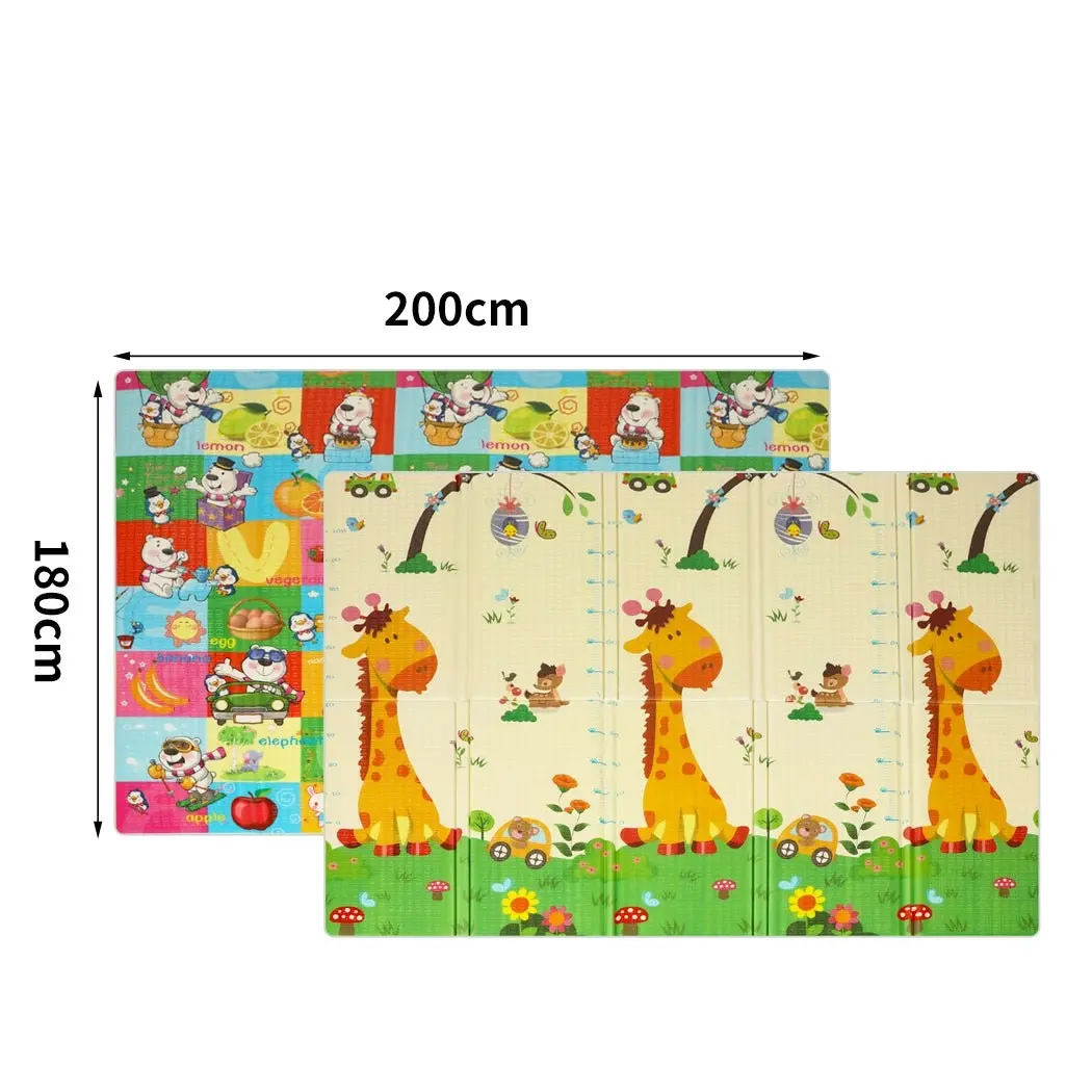 BoPeep Kids Play Mat Baby Crawling Pad Floor Foldable XPE Foam Non-slip Carpet