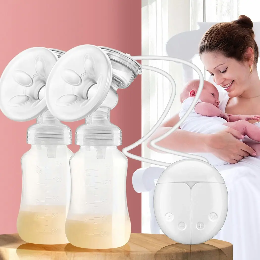 Traderight Group  Electric Breast Pump Automatic Milk Suction Double Side Intelligent Baby Feeder